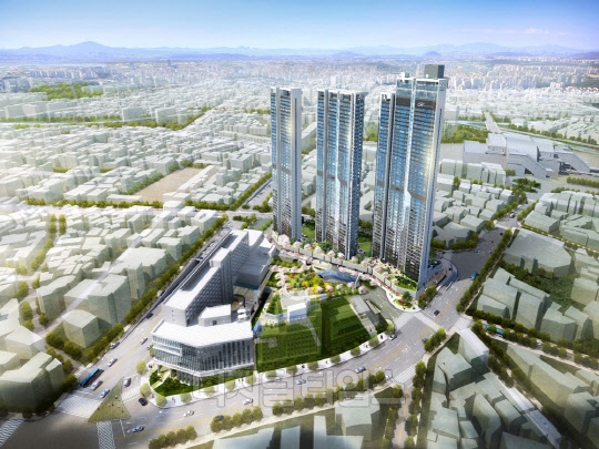 힐스테이트 천안 조감도<현대건설 제공>